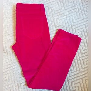Fuchsia baby wale corduroy jean
